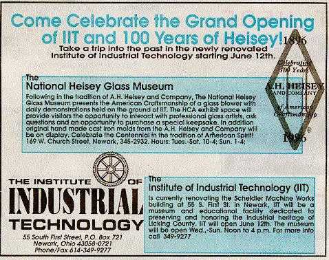 Heisey & Institute of 
Industrial Technology Ad